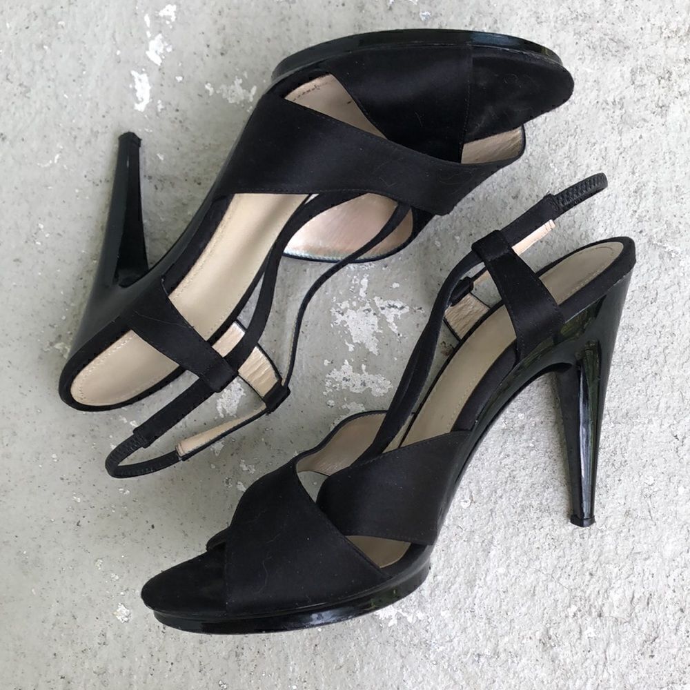 Jil Sanders Satin peep toe - Picture 4 of 9